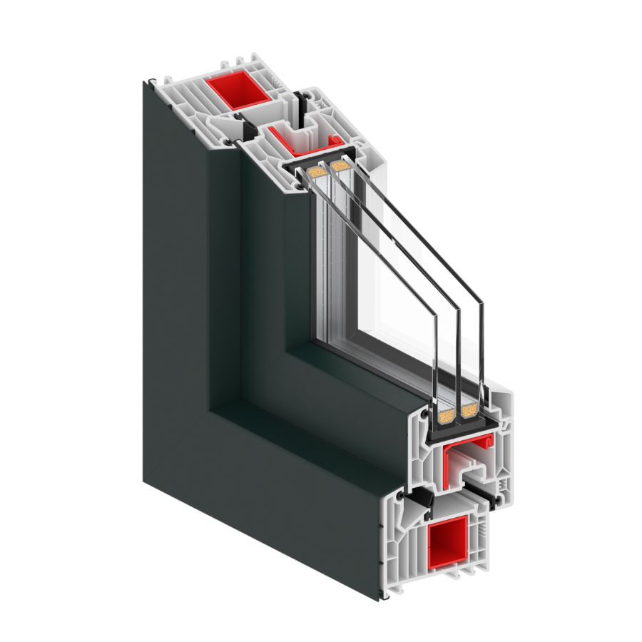 Veka Softline 82MD AluClip